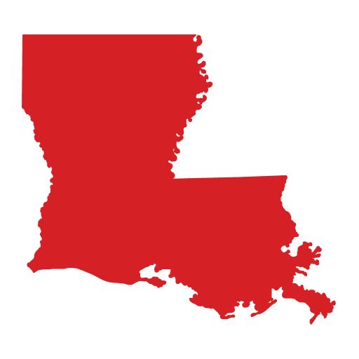 Louisiana state outline