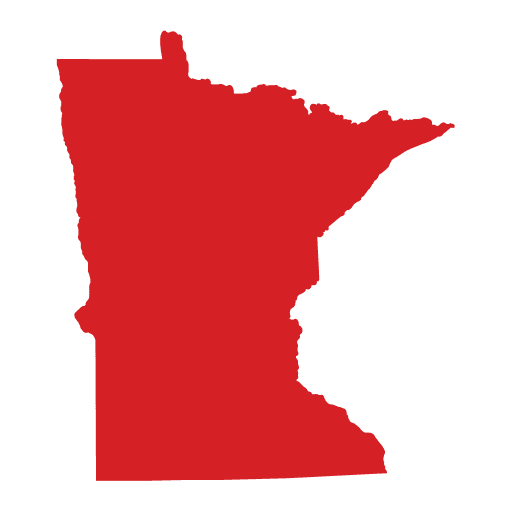 Minnesota state outline