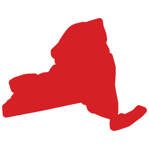 New York state outline
