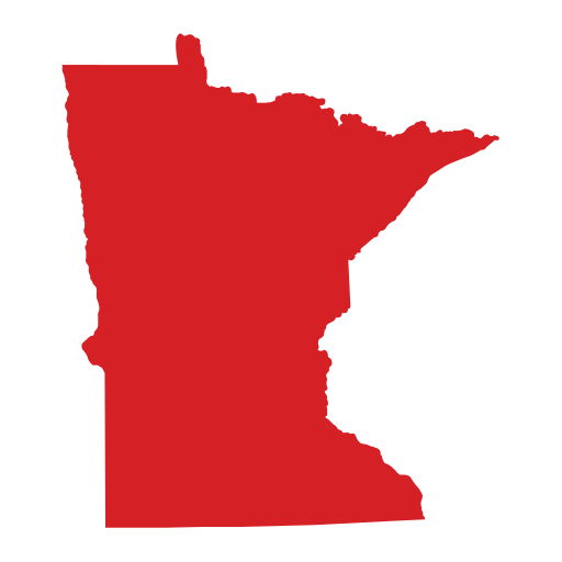 Minnesota state outline