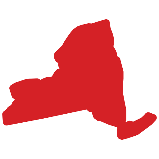 New York state outline