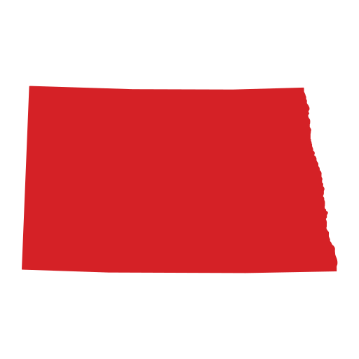 North Dakota state outline